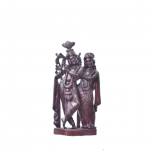 RADHA KRISHNA 24 INCH HEIGHT X 12 INCH WIDTH X 4 INCH DEPTH WHITE WOOD STATUE 