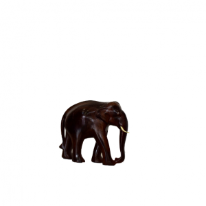 Elephant Rose wood 6 inch Height X 7 inch with X 3 inch Depth 