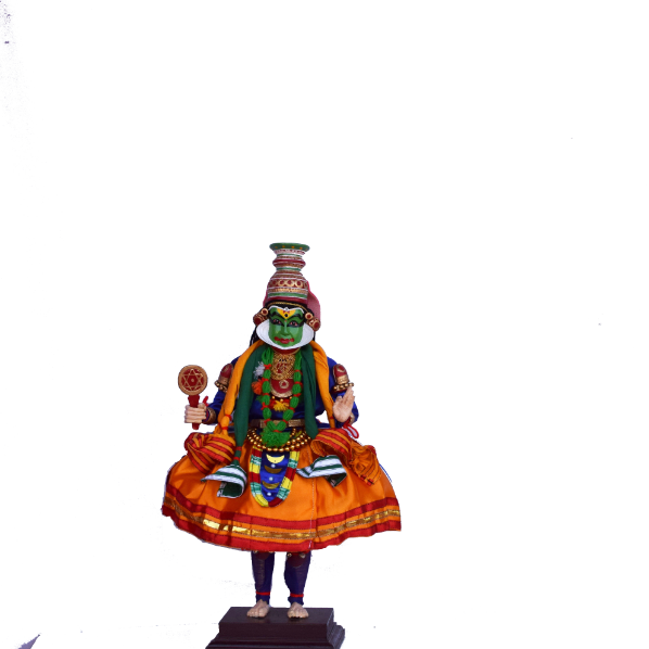 KADAKALI WOODEN DOLL 18 INCH 