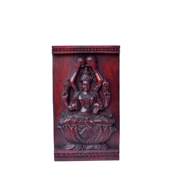 Mahagani wood wall panel rose wood finishing 18 inch Vishnu